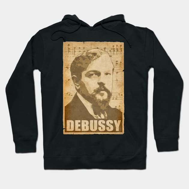 Claude Debussy musical notes Hoodie by Nerd_art